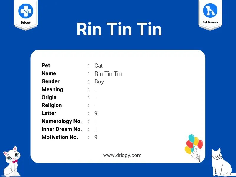 Rin Tin Tin Name Meaning